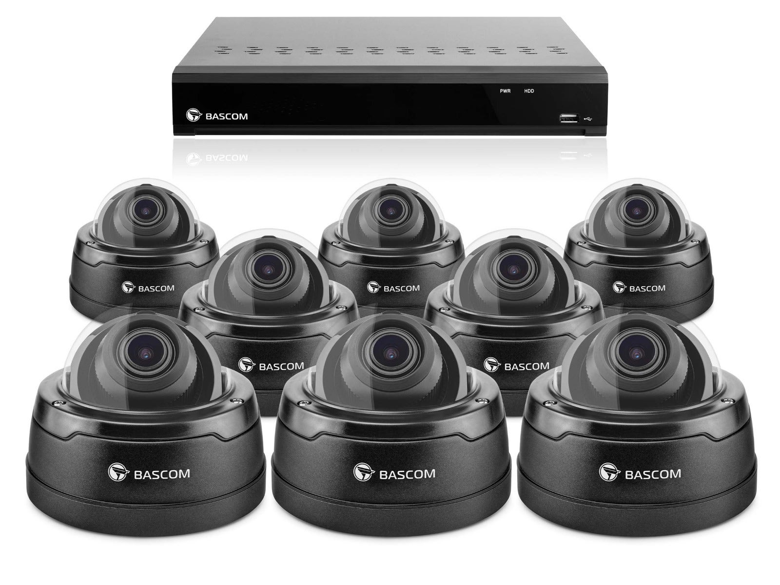 Wired 8-dome system PRO