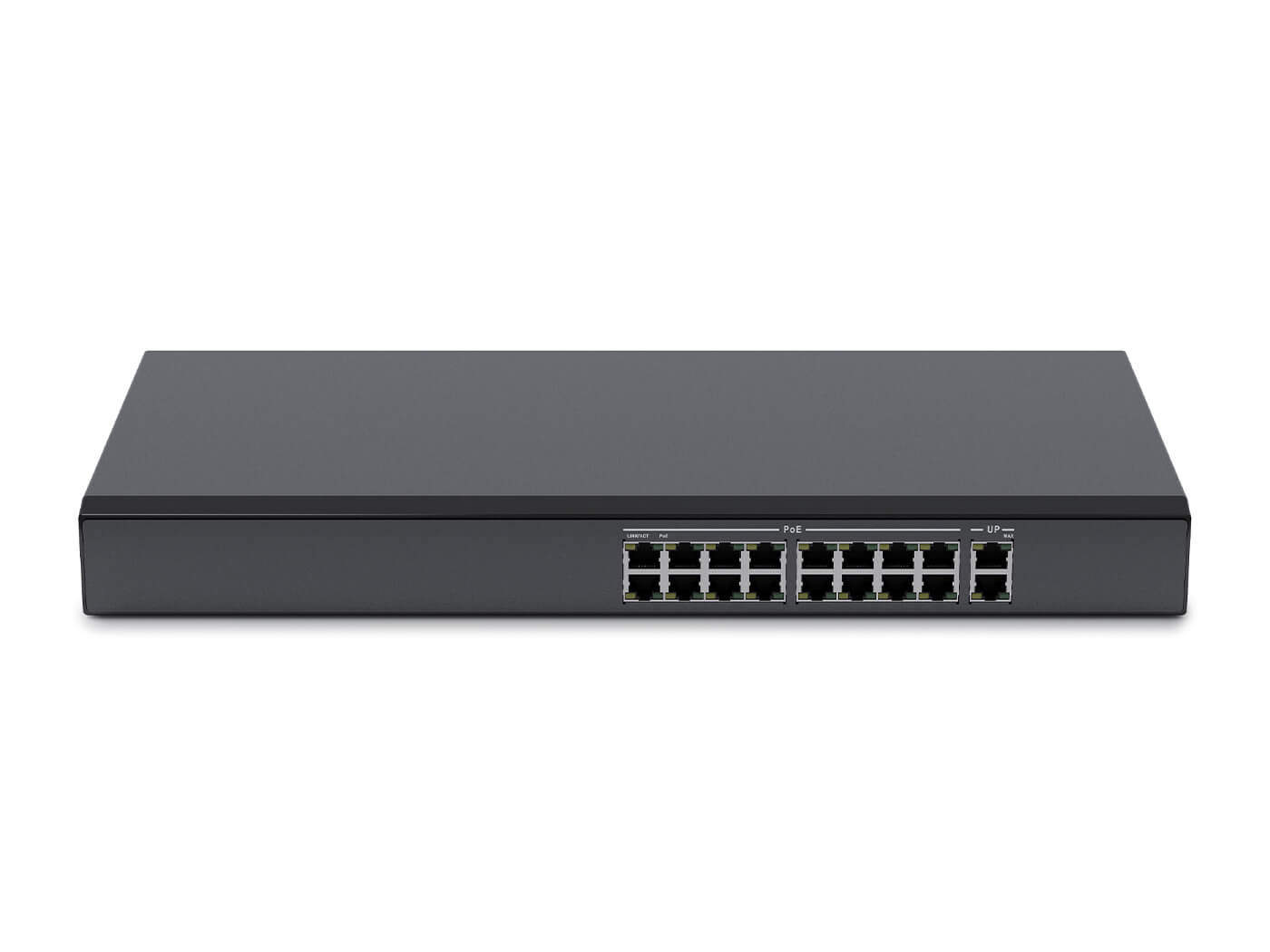 16-channel PoE switch