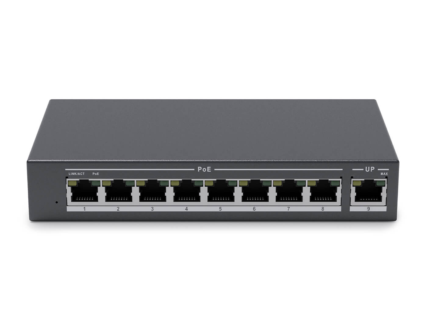 8-channel PoE switch
